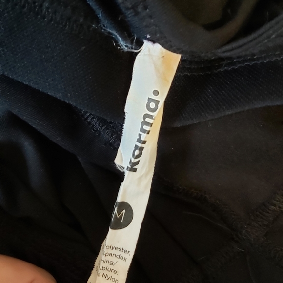 KARMA | Women's Workout Top Black Size Medium - Picture 8 of 8